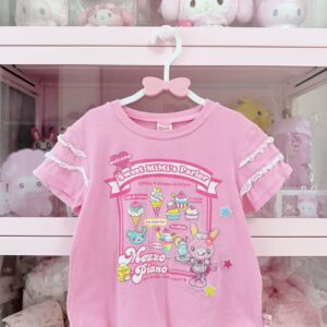 Sweet Mimi’s Parlor Pink Tee – Cute Ice Cream Graphic Top